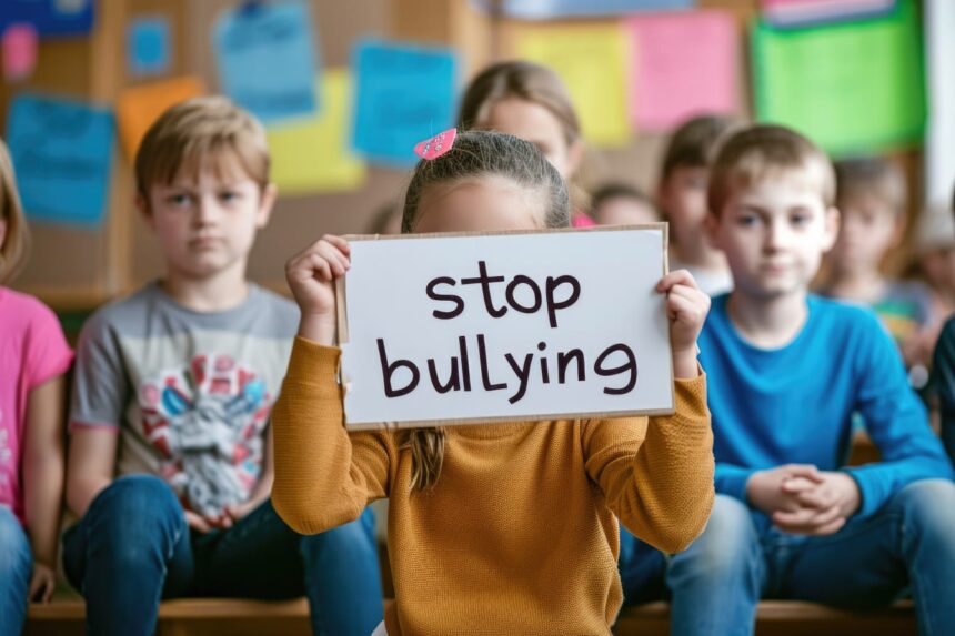 Ilustrasi - Stop bullying anak pelajar sekolah. Foto: Freepik