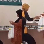 Telur yang diberikan oleh posyandu pada ibu hamil yang jadi viral di media sosial. Foto: X, @bacottetangga_ (tangkap layar)