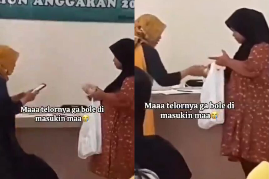 Telur yang diberikan oleh posyandu pada ibu hamil yang jadi viral di media sosial. Foto: X, @bacottetangga_ (tangkap layar)