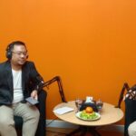 Cawagub nomor urut 1, Suswono saat melakukan Podcast Si Ipol.(Foto sofian/ipol.id)