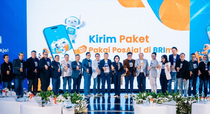 Peluncuran fitur terbaru di aplikasi BRImo, “Kirim Barang” yang bekerjasama dengan PT Pos Indonesia, dihadiri oleh Staf Ahli Bidang Keuangan dan Pengembangan UMKM Kementerian BUMN Loto Srinaita Ginting, Direktur Retail Funding & Distribution BRI Andrijanto dan Direktur Bisnis Kurir dan Logistik , Tonggo Marbun di Jakarta, Jumat (18/10/2024). Foto: Dok BRI