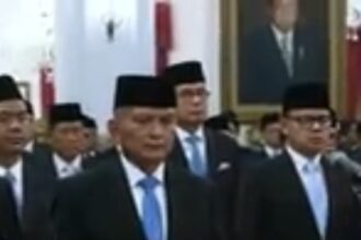 Kabinet Presiden Prabowo-Gibran saat di istana. (foto screenshoot YT)