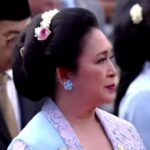 Ketua Komisi IV DPR RI, Titiek Soeharto saat menghadiri pelantikan presiden Prabowo.(Foto screenshot YT)