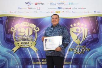 Senior Executive Vice President Credit Risk bank bjb, Galis Prasetya, dalam acara The Finance Executive Forum 2024