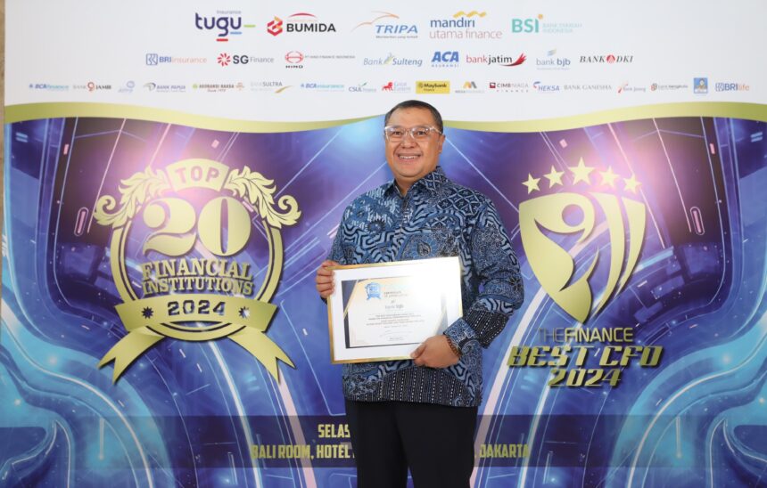 Senior Executive Vice President Credit Risk bank bjb, Galis Prasetya, dalam acara The Finance Executive Forum 2024