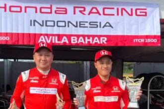 Pembalap andalan Honda Racing Indonesia, Avila Bahar tak sabar menanti jalannya putaran kelima Kejurnas Indonesia Sentul Series of Motorsport (ISSOM), di Sirkuit Internasional Sentul, Bogor, Jawa Barat, Sabtu-Minggu (26-27/10/2024). Foto/inon