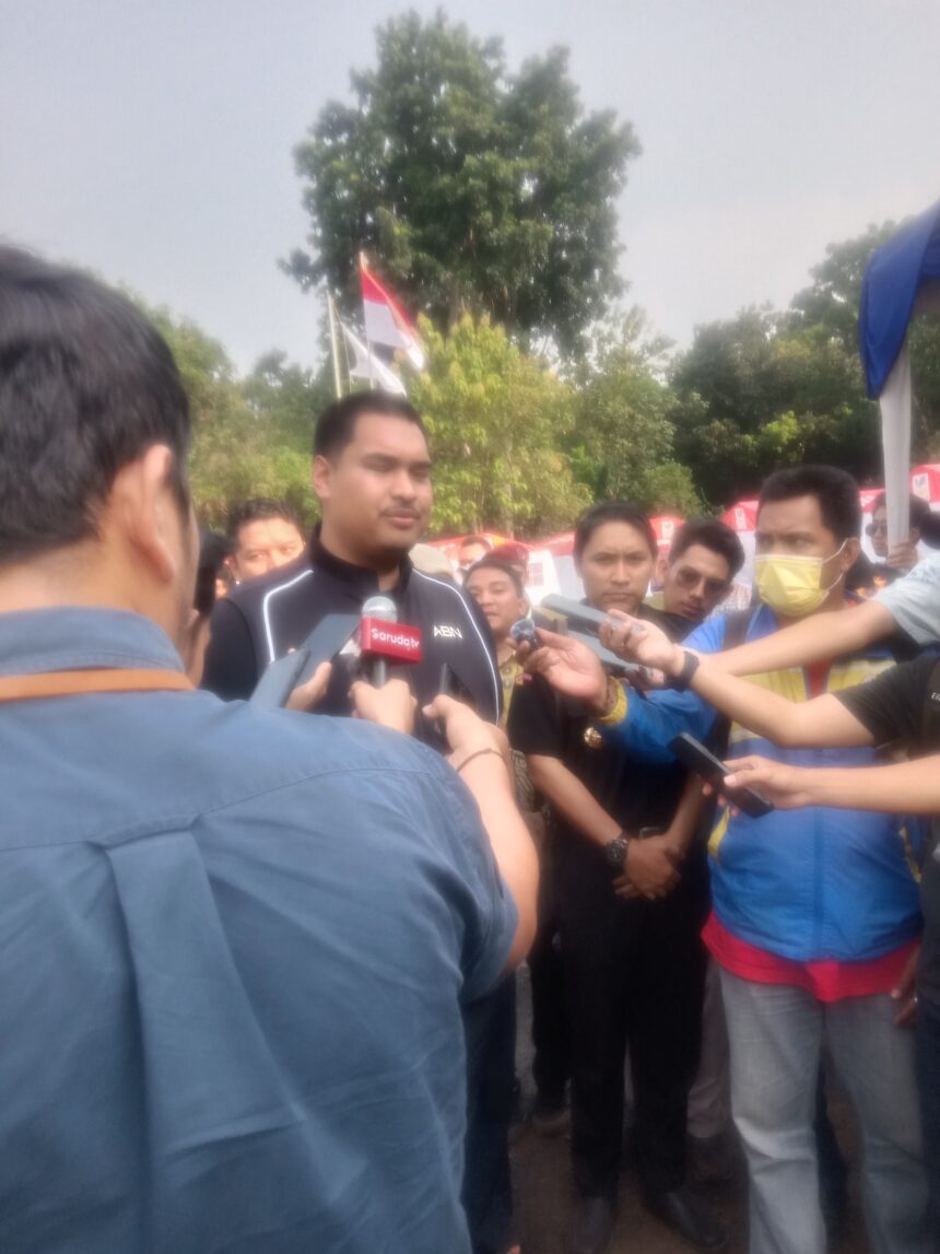 Menpora /Dito Ariotedjo berharap program collab rangers bisa menjadi momentum untuk membangun generasi muda tangguh dan berdaya saing yang siap menyambut Indonesia Emas 2045.(foto:ipol)