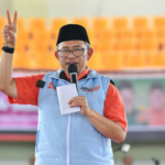 Plh Presiden PKS Ahmad Heryawan menghadiri Temu Akbar Kader PKS se Banten di Kabupaten Tangerang, Banten. Foto: Donny/PKSFoto