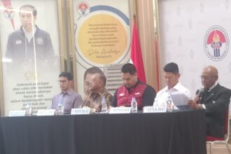 Menpora Dito Ariotedjo ketika hadir dalam acara "Pembentukan Badan Arbitrase Keolahragaan Indonesia" , Jumat (18/10/2024) di Media Center Kemenpora Senayan, Jakarta. Foto: Ipol