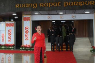 Anggota DPR periode 2024-2029, Rieke Diah Pitaloka sesaat jelang pelantikan Anggota DPR Periode 2024-2029 di Kompleks Parlemen, Senayan, Jakarta, Selasa (1/10/2024). Foto: