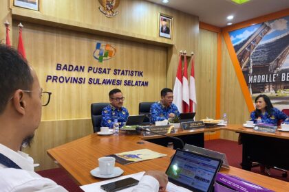 BPS Sulsel rilis kondisi ekonomi Sulsel. Foto: dok humas