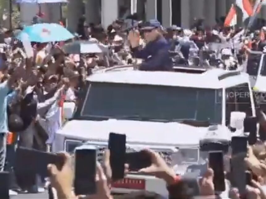 Ilustrasi mobil Maung buatan Pindad, yang menjadi mobil kepresidenan Prabowo dan bakal digunakan para menteri. Foto : Tangkapan layar Youtube setneg.