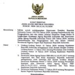 Salinan Perintah Jaksa Agung Republik Indonesia nomor Prin-120/A/JA/10/2024/15 Oktober 2024. Foto: Dok Kejaksaan Agung RI