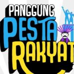 Poster informasi hiburan Panggung Pesta Rakyat