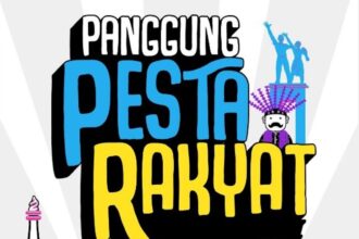 Poster informasi hiburan Panggung Pesta Rakyat