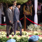 Presiden Joko Widodo memimpin upacara Peringatan Hari Kesaktian Pancasila, di Monumen Pancasila Sakti, Lubang Buaya, Jakarta Timur, Selasa (1/10/2024). Foto: Tangkapan YouTube BPMI Setpres