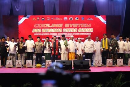 Wali Kota Samarinda saat itu Andi Harun ketika menghadiri doa bersama terkait kelancaran pilkada serentak 2024 pada Kamis (29/08/2024). Foto: IG prokompimkotasamarinda