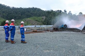 PHE menemukan potensi sumberdaya migas di sumur Tedong (TDG)-001 yang berada di area Kecamatan Mamosalato, Kabupaten Morowali Utara - Sulawesi Tengah. Foto: Dok Pertamina