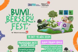 Kompetisi Bumi Berseru Fest terbuka untuk masyarakat sejak tanggal 14 Oktober hingga 15 November 2024. Foto: Telkom Indonesia