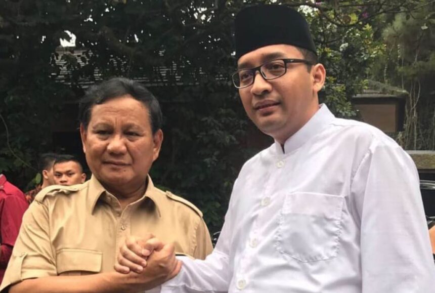 Ketua Umum Gerakan Indonesia Mandiri (Ketum GIM), Heikal Safar (kanan) ketika bersama Prabowo Subianto Presiden Republik Indonesia (kiri), beberapa waktu lalu (sebelum pelantikan Presiden). Foto: Ist