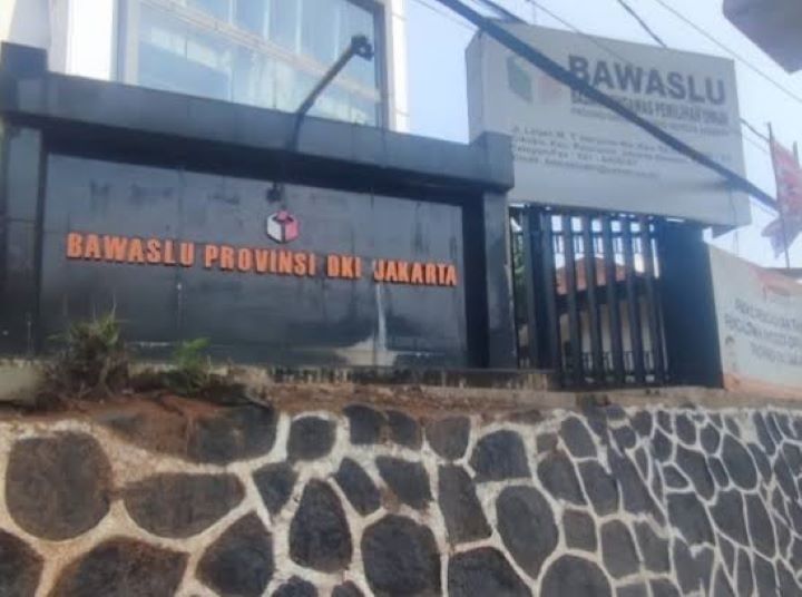 Gedung Bawaslu DKI Jakarta yang mengawasi proses lipat dan sortir kertas suara.(Foto dok Bawaslu)