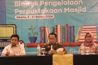 Dirjen Bimas Islam Kementerian Agama, Kamaruddin Amin, mengatakan, pemerintah mengembangkan perpustakaan masjid sebagai pusat literasi dan edukasi bagi masyarakat. Foto: Kemenag