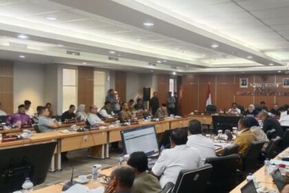 Anggota DPRD DKI melakukan rapat. Foto: Sofian/ipol.id