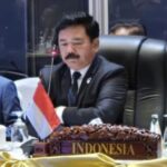 Menko Polhukam Hadi Tjahjanto saat memimpin Delegasi Indonesia pada ApSC ke-28 di Vientiane bersama Menteri Luar Negeri RI Retno Marsudi, Selasa (8/10/2024). Foto: Humas Kemenko Polhukam