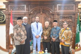 Duta Besar Libya HE Mr Zakarya MM El Maghrabi saat melakukan kunjungan penting ke Pimpinan Pusat Muhammadiyah. Foto: PP Muhammadiyah