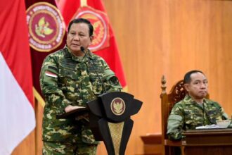 Presiden Prabowo saat mengikuti Retreat Akmil Magelang.(Foto dok ipol.id)