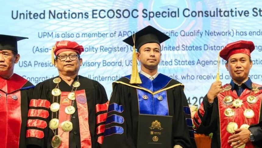 Raffi Ahmad dapat gelar Doktor Kehormatan dari UIPM. Foto: Instagram @raffinagita1717