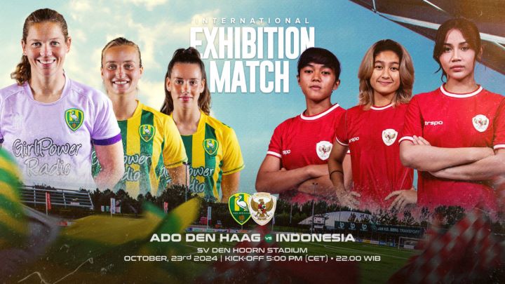 Timnas Putri Indonesia hari ini akan melakukan laga uji coba internasional menghadapi klub asal Belanda, ADO Den Haag. Foto: PSSI