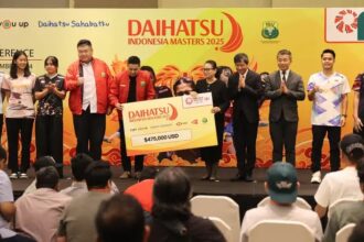 Suasana komprensi pers DAIHATSU Indonesia Masters 2025 di Hotel Pulman Jakarta. Foto/ist