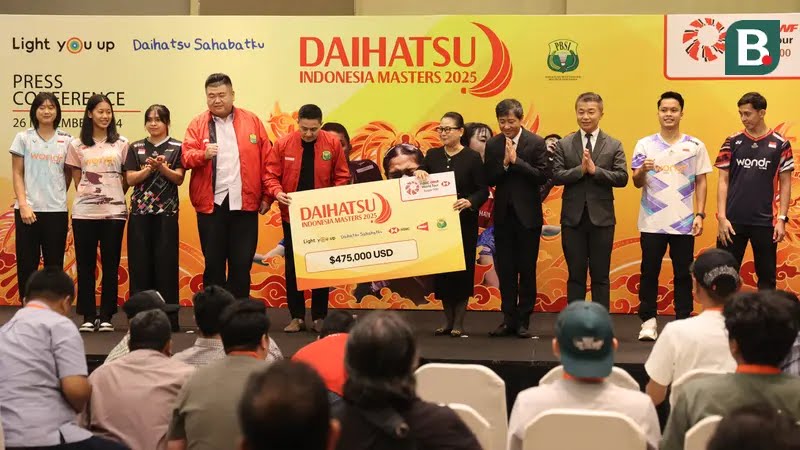 Suasana komprensi pers DAIHATSU Indonesia Masters 2025 di Hotel Pulman Jakarta. Foto/ist