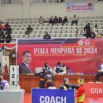 BPJS Ketenagakerjaan Jakarta Menara Jamsostek memberi perlindungan program Jaminan Sosial Ketenagakerjaan (Jamsostek) kepada peserta Kejuaraan Pencak Silat Piala Menpora RI 2024. Foto: Ist