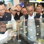 Menko Bidang Infrastruktur dan Pembangunan Kewilayahan AHY dan Menteri PU Dody Hanggodo di pameran Konstruksi Indonesia 2024.