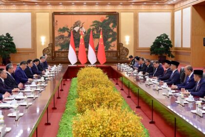 Presiden Republik Indonesia, Prabowo Subianto, melakukan pertemuan bilateral dengan Presiden Republik Rakyat Tiongkok (RRT), Xi Jinping, Sabtu (09/11/2024). Foto: BPMI Setpres/ Muchlis Jr