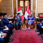 Presiden Republik Indonesia, Prabowo Subianto, menyampaikan ucapan terima kasih atas sambutan hangat yang diberikan oleh Presiden Republik Peru, Dina Boluarte, dalam kunjungan resminya, Kamis (14/11/2024). Foto: BPMI Setpres