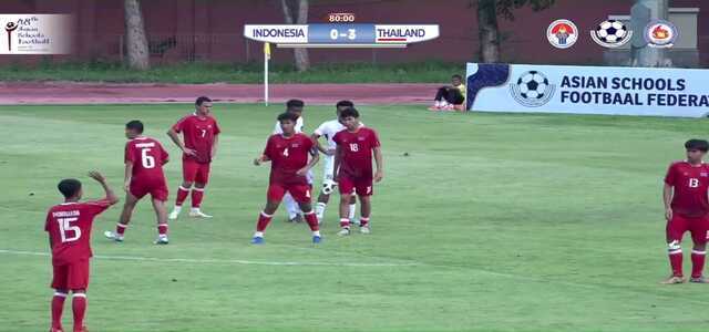 Tuan Rumah ASF U18 Tim Pelajar Kemenpora Kalah Telak, 2 Tim Asal Indonesia Gagal Ke Final. Foto/ist