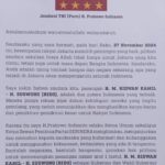 Surat Prabowo Subianto meminta warga Jakarta mendukung pasangan RIDO.(Foto istimewa)