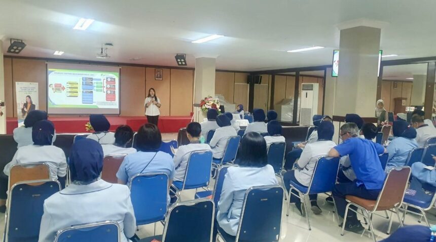 BPJS Ketenagakerjaan menggelar sosialisasi di Rumah Sakit Harapan Bunda, Jakarta. Foto: Ist