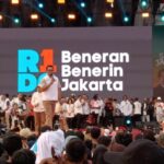 Cagub nomor 1, Ridwan Kamil saat kampanye RIDO.(Foto Sofian/ipol.id