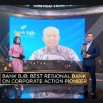 bank bjb Raih Penghargaan Best Regional Bank on Corporate Action Pioneer dalam ajang Road to CNBC Indonesia Awards 2024.