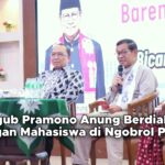 Cagub Pramono Anung Berdialog dengan Mahasiswa di Ngobrol Pintar