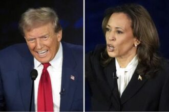 Hasil penghitungan sementara pemilu Amerika Serikat, perolehan suara Donald Trump terus menjauh dari Kamala Harris (Foto: AP)