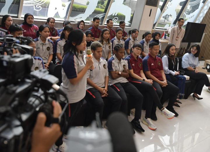 Timnas Futsal Putri akan berlaga di ajang ASEAN Women's Futsal Championship 2024 di Filipina. Foto: Kemenpora