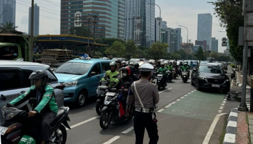 Ilustrasi kemacetan di Jakarta. Foto: TMC Polda Metro Jakarta