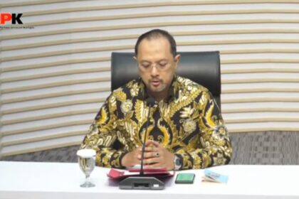 Juru Bicara KPK, Tessa Mahardhika Sugiarto. Foto: Live streaming YT @kpkri