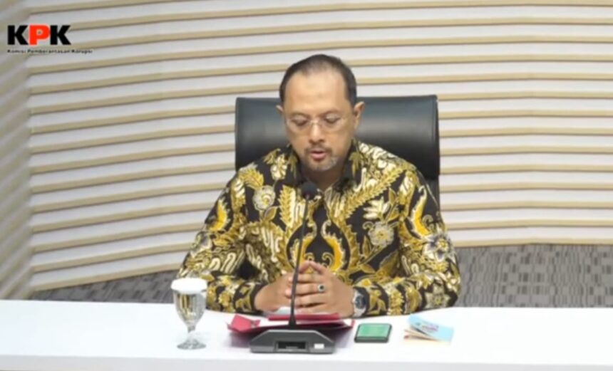 Juru Bicara KPK, Tessa Mahardhika Sugiarto. Foto: Live streaming YT @kpkri