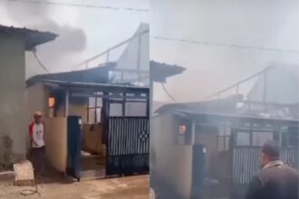 Tidak dituruti anak tega bakar rumah orang tua Di Cirebon. Foto: IG, @lambe_turah (tangkap layar)